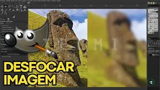 Como desfocar imagem no Gimp