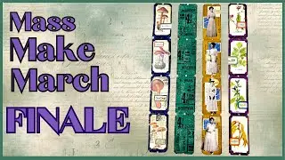 MASS MAKE MARCH FINALE - FAUX TICKET STRIPS - EASY BEGINNER TUTORIAL 