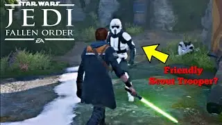 Scout Trooper tries to TRICK me and PAYS for it - Star Wars Jedi Fallen Order 4K PS5