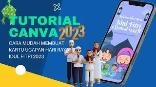 CARA MEMBUAT KARTU UCAPAN IDUL FITRI 1444 H LEWAT CANVA