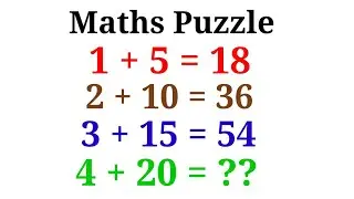 Amazing Maths Puzzle || How to solve maths puzzle easily