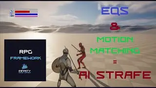 #10 AI Strafe Movement in Combat (EQS + Motion Matching) | RPG Framework in Unreal Engine 5