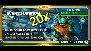 ✨✨ Challenge Festival 20x summons ✨✨ Lets hunt some hippos 😎😎