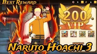 Best Reward Naruto Hoachi 3 - Free 300 LR + 300 UR + VIP 200 + 200M Gold & More