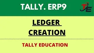How to Create Ledger in Tally ERP 9 I Hindi I Ledger Creation