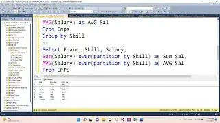 Using Group by and Partition by in SQL