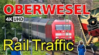 Oberwesel - Rail Traffic - During the Rhine Floods