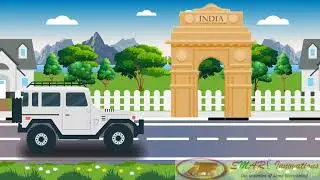 Earth Spinning - Zoom - Delhi Tour Animation Video | After Effects | Adobe Photoshop | Illustrator