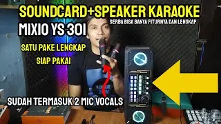 Live Streaming Paket Lengkap soundcard Mixer Karaoke | Ys 301