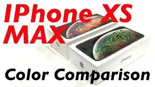 Iphone XS max Gold unboxing VS Iphone XS max Space Gray unboxing iphone xs max color comparison