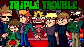 FNF triple trouble but eddsworld and neighbor cover!
