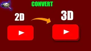 How to Convert 2D YouTube Logo into 3D in GIMP | GIMP 3D Logo Design Tutorial
