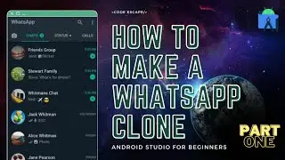 How to make a WhatsApp Clone in Android Studio : Part 1 || code escape