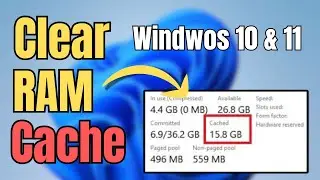 How to Clear RAM Cache in Windows 10 & 11 (2024) | Make Computer Faster
