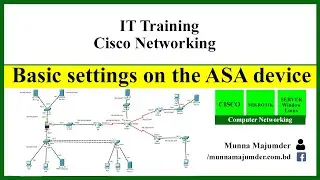 Configure Basic settings on the ASA device | Networking Security | ASA Tutorials 01