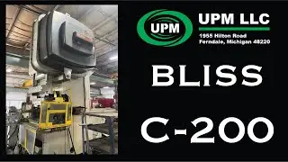 Bliss C-200 Single Point Gap Frame Press