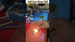 Fire in Mobile PCB motherboard 