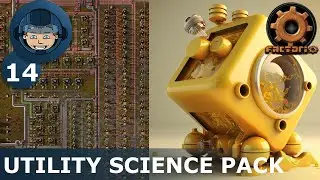 UTILITY SCIENCE PACKS - Step 14: Factorio Megabase (Step-By-Step)