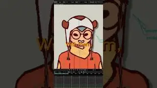2D animation rigging in Moho! 