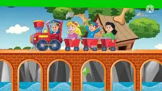 Moving Train Animation Green Screen