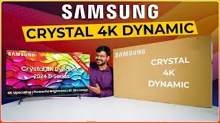 Samsung Crystal 4K Dynamic [2024 Model] 43 Inch Due80 TV 🌟 | Brighter Crystal TV Unboxing 🔥 Review