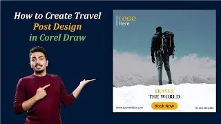 Unique design in Coreldraw | Corel draw tutorial | new design