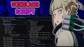 NEW SCRIPT FOR VOXBLADE /AUTO FARM MOB/ ESP/ PLAYER MOD/AUTO RIFT/ MORE/