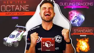 *GOLD OCTANE* I Got EVERYTHING I Wanted in Rocket League With These 1,000 Very Rare Item Trade Ups!