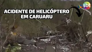 Investigação apura queda de helicóptero em Caruaru