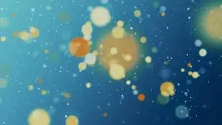HD Warm Romantic Animated Particles Motion Background | VFX FOOTAGE