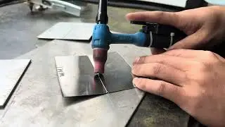 ANDELI TIG-250PL cold welded 1mm stainless steel plate