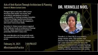 Robert H. Winters Series: Dr. Vernelle Noel on Resistance as Practice