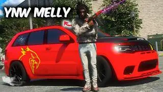 I became the MOST WANTED as YNW MELLY in GTA 5 RP !
