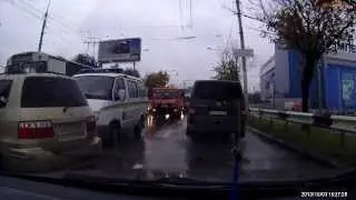 Донецк авария на проспекте Богдана Хмельницкого 3 10 2013
