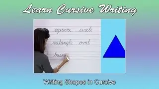 Shapes With Spellings | Shapes With Pictures | Learn Shapes, Colors For Babies | Cursive Writing