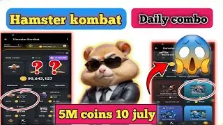 Hamster kombat daily combo 10 july ||  Daily combo hamster kombat