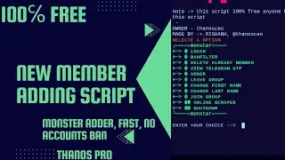 Free Telegram Members Adder - Telegram Group me Members badhao free #telegrammemberadder #telegram