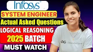 Infosys System Engineer Exam Previous Year Questions | Infosys Logical Reasoning Question 2026 Batch