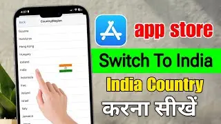 how to change india country in app store | iphone app store country change india | app store India