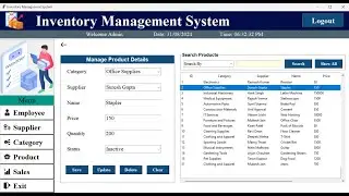 7. How to Manage Products in Your Inventory System | Python Tkinter & MySQL Tutorial