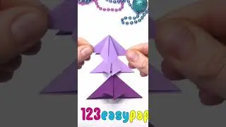 3d paper christmas tree 