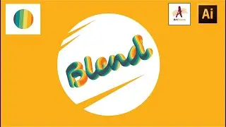 Create text designs with blend objects in Adobe Illustrator cc