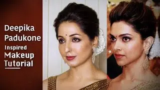 Deepika Padukone Inspired Makeup Tutorial | Deepika Padukone Traditional Look | Chandni Singh