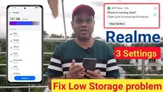 Realme phone में storage full बता रहा है। Realme low storage problem | phone is running slow