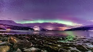 Northern Lights 2019  Aurora Borealis, Norway, relaxing music