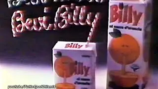 Spot - Succo BILLY - 1981 (il 1° Spot!! HD)