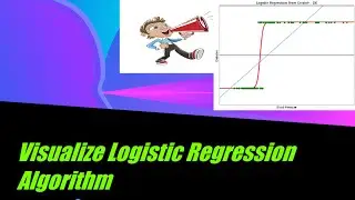Visualize Logistic Regression Machine Learning Model Training Example 