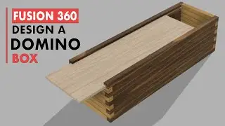 Solid Wood Domino Box Plans Using Fusion 360