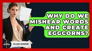 Why Do We Mishear Words And Create Eggcorns? - The Daily Definition