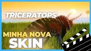 GAMEPLAY DE TRICERATOPS + CRIAÇÃO DE NINHO E MINHA NOVA SKIN - THE CURSED ISLE